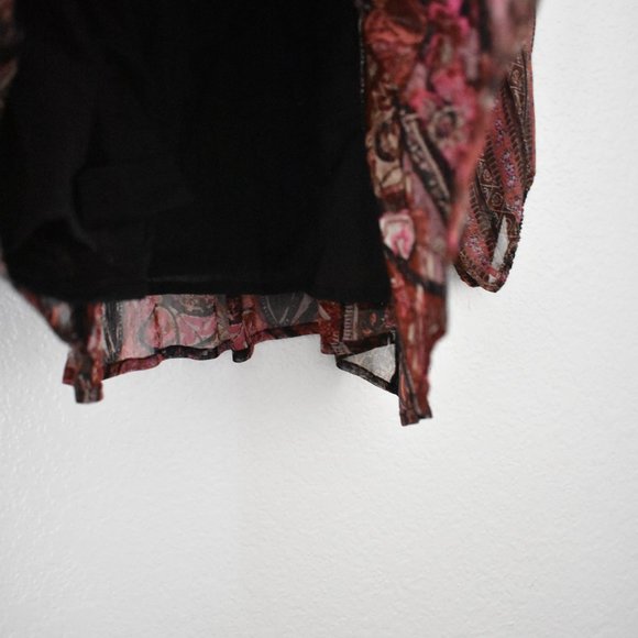 Soft Surroundings Mosaic Boho Embroidered & Beaded Blouse - Picture 9 of 12